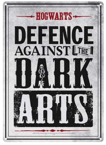 Harry Potter - Tin Sign Small Dark Arts - Homewares
