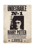 Harry Potter - Undesirable No 1 Small Tin Sign - Novelty