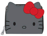 Hello Kitty - Grey Bifold Purse with Bow - Bags & Accessories