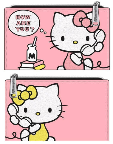 Hello Kitty - How Are You Pink Bifold Wallet - Bags & Accessories