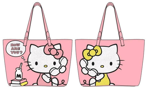 Hello Kitty - How Are You Pink Tote Bag - Bags & Accessories