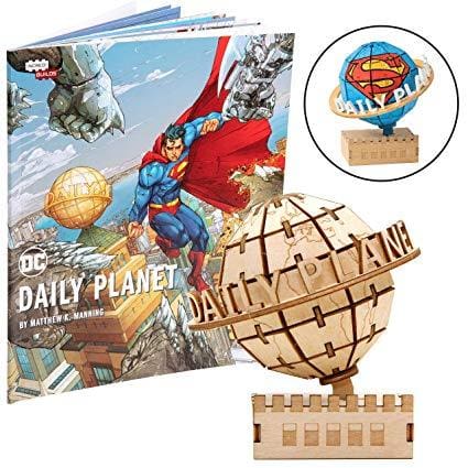 Incredibuilds DC Comics - Superman Daily Planet 3D Wood Model and Book - Construction
