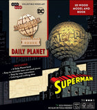 Incredibuilds DC Comics - Superman Daily Planet 3D Wood Model and Book - Construction