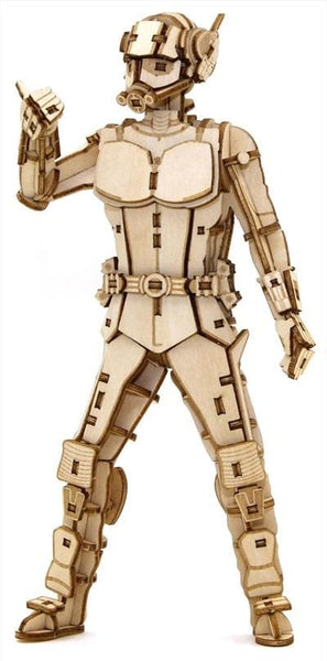Incredibuilds Marvel - Ant Man & the Wasp 3D Wood Model - Construction