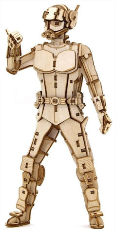 Incredibuilds Marvel - Ant Man & the Wasp 3D Wood Model - Construction