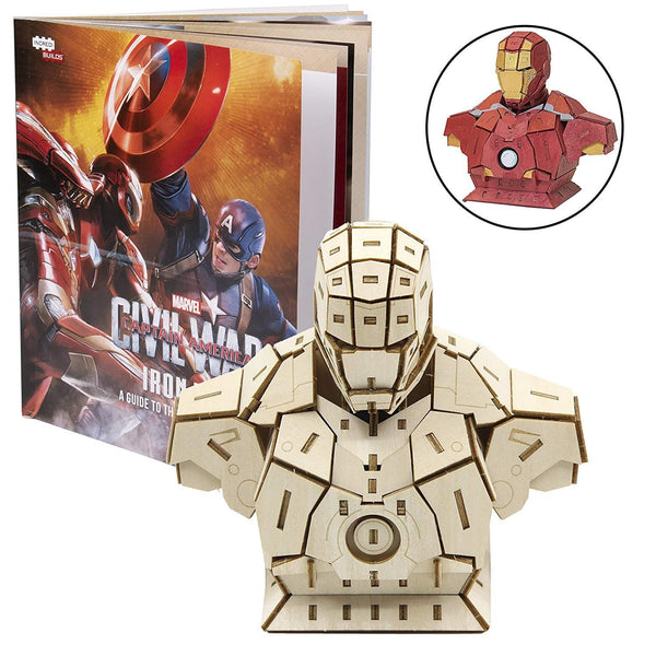 Incredibuilds Marvel - Captain America Civil War Iron Man Signature Series 3D Wood Model - Construction