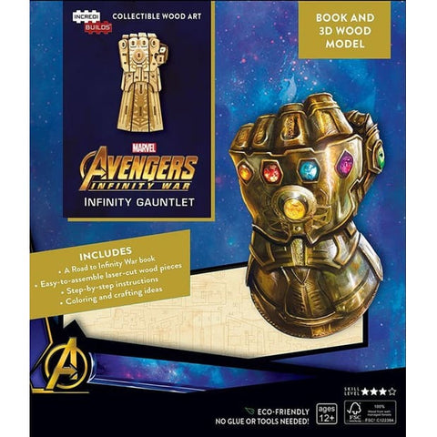 Incredibuilds Marvel - Infinity Gauntlet 3D Wood Model - Construction