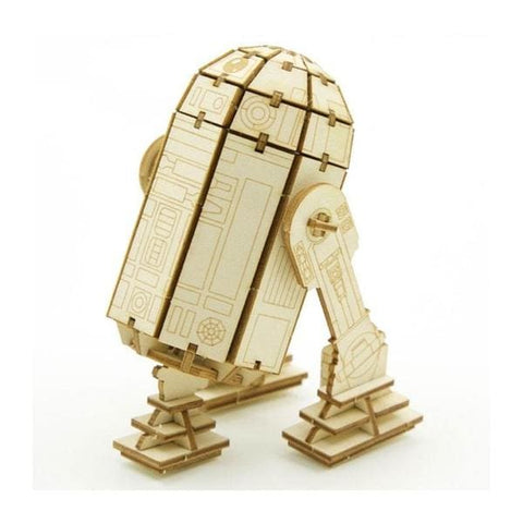 Incredibuilds Star Wars - R2 D2 3D Wood Model - Construction
