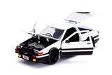 Initial D - 1986 Toyota Corolla Trueno AE86 1:24 Hollywood Ride - Metal Figures & Vehicles