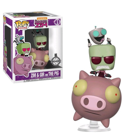 Invader Zim - Zim & Gir On The Pig Pop! Ride Rs - Pop! Vinyl