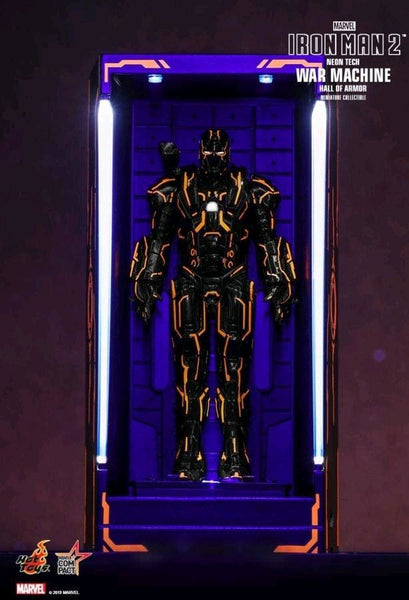 Iron Man 2 - War Machine Neon Tech Hall of Armour - Premium Action Figure