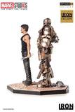 Iron Man - Tony Stark & Mark I 1:10 Scale Statue Exclusive - Premium Statue