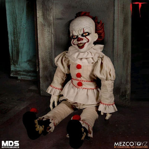 It (2017) - Pennywise 18 MDS Roto Plush - Replica & Dolls