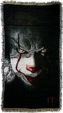 It (2017) - Pennywise Face Throw Rug (92 X 147Cm) - Homewares