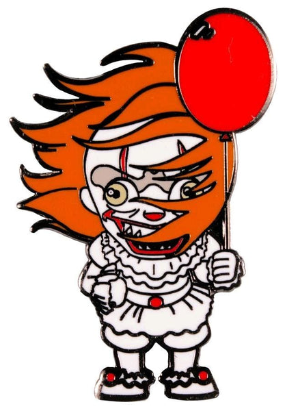 It (2017) - Pennywise Sweeping Hair Chibi Enamel Pin - Badges & Pins