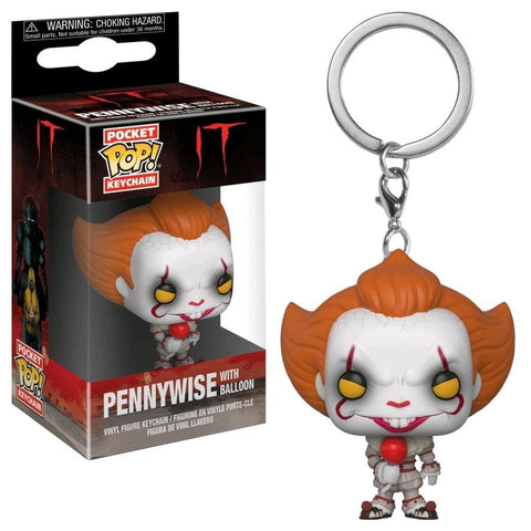 It (2017) - Pennywise (W/balloon) Pop! Keychain - Keychain