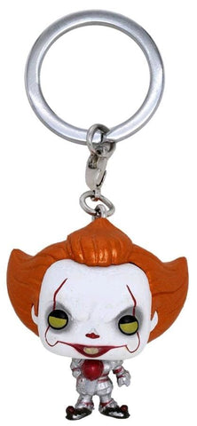 It (2017) - Pennywise with Balloon Metallic US Exclusive Pocket Pop! Keychain [RS] - Keychain