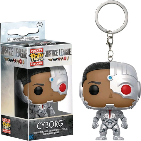 JL Movie - Cyborg Pop! Keychain - Keychain