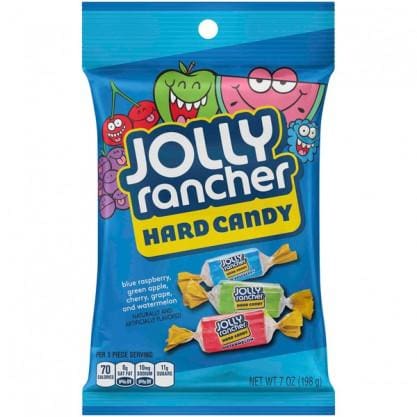 Jolly Rancher Assorted Peg Bag - Candy