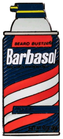 Jurassic Park - Barbasol Shaving Cream Enamel Pin - Badges & Pins