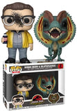 Jurassic Park - Nedry Dilophosaurus Pop! 2Pk - Pop! Vinyl