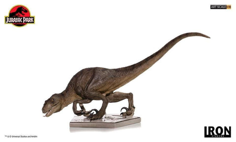 Jurassic Park - Velociraptor Crouching 1:10 Scale Statue - Premium Statue
