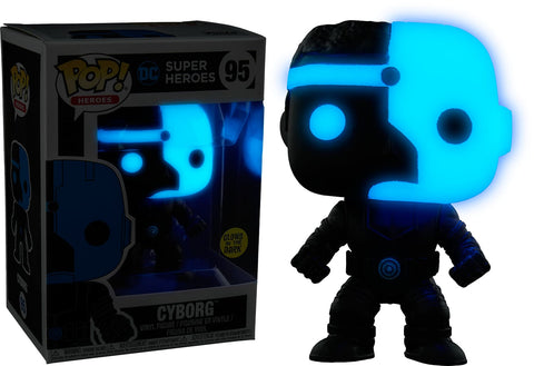 Justice League - Cyborg Silhouette GW Pop! !E - Pop! Vinyl