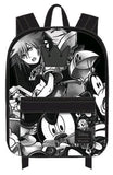 Kingdom Hearts - Black & White Backpack - Bags & Accessories