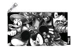 Kingdom Hearts - Black & White Pencil Case - Bags & Accessories