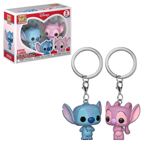 Lilo & Stitch - Stitch & Angel Pop! Keychain 2pk - Keychain
