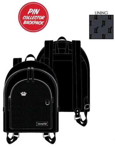 Loungefly - Pin Trader Black Mini Backpack - Bags & Accessories