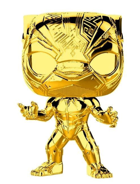 Marvel Studios 10th Anniversary - Black Panther Gold Chrome Pop! Vinyl - Pop! Vinyl