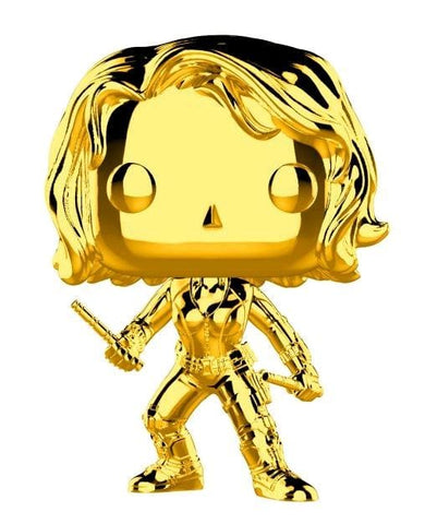 Marvel Studios 10th Anniversary - Black Widow Gold Chrome Pop! Vinyl - Pop! Vinyl