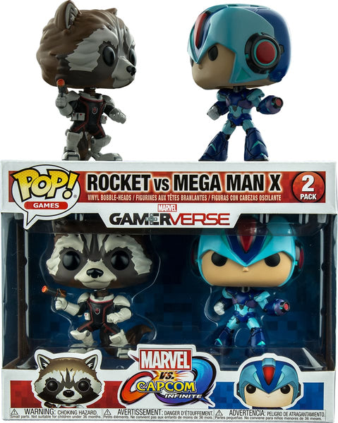 Marvel Vs Capcom: Infinite - Rocket Vs Mega Man X Pop! Vinyl 2-Pack - Pop! Vinyl