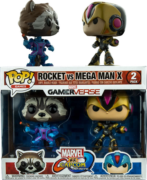 Marvel Vs Capcom: Infinite - Rocket Vs Mega Man X Us Exclusive Pop! Vinyl 2-Pack [Rs] - Pop! Vinyl
