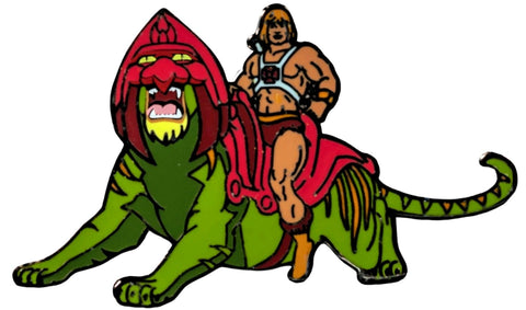 Masters of the Universe - He-man on Battle Cat Enamel Pin - Badges & Pins