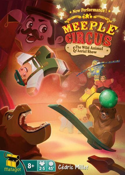 Meeple Circus The Wild Animal Aerial Show Expansion - Board Game