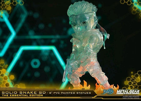 Metal Gear Solid - Solid Snake Stealth Camouflage 8 PVC Statue - Vinyl Statue