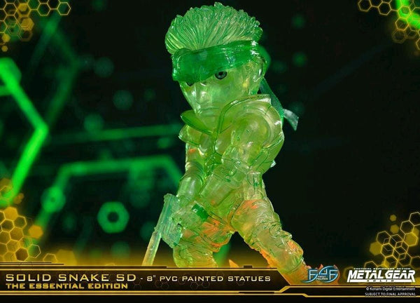 Metal Gear Solid - Solid Snake Stealth Green 8 PVC Statue - Vinyl Statue