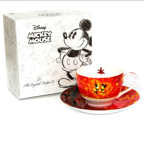 Mickey & Minnie - Four Seasons Cup & Saucer Set: Autumn - Homewares