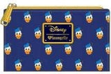 Mickey Mouse - Donald Head Print Flap Wallet - Bags & Accessories