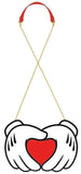 Mickey Mouse - Heart Hands Crossbody Bag - Bags & Accessories