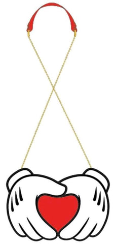Mickey Mouse - Heart Hands Crossbody Bag - Bags & Accessories