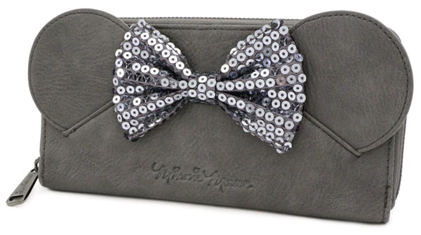 Mickey Mouse - Minnie Grey with Bow Purse - Bags & Accessories