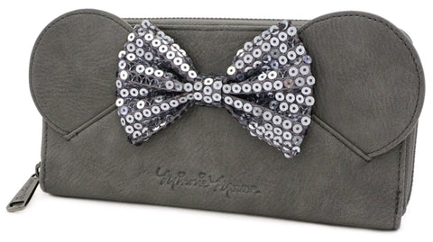 Mickey Mouse - Minnie Grey with Bow Purse - Bags & Accessories