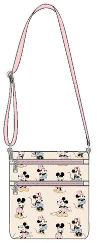 Mickey Mouse - Mickey & Minnie Pastel Passport Bag - Bags & Accessories