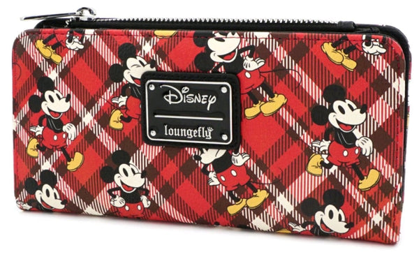 Mickey Mouse - Mickey Tartan Print Purse - Bags & Accessories