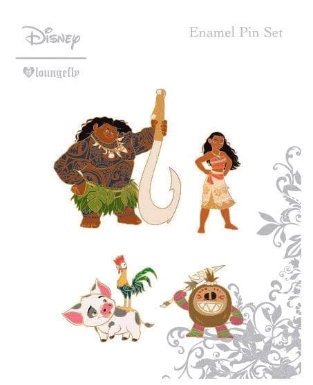 Moana - Enamel Pin 4pk - Badges & Pins