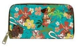 Moana - Floral Zip-Around Wallet - Bags & Accessories
