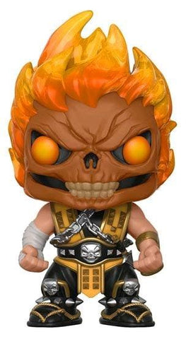Mortal Kombat - Scorpion Flaming Skull Us Exclusive Pop! Vinyl [Rs] - Pop! Vinyl